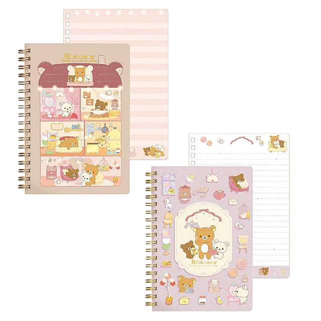 【Rilakkuma/拉拉熊】拉拉熊溫暖冬季系列線圈筆記本_0