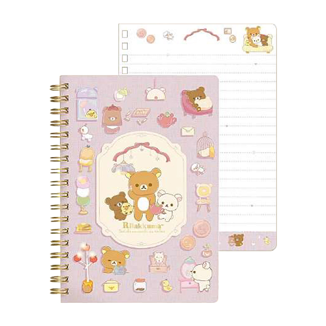 【Rilakkuma/拉拉熊】拉拉熊溫暖冬季系列線圈筆記本_2