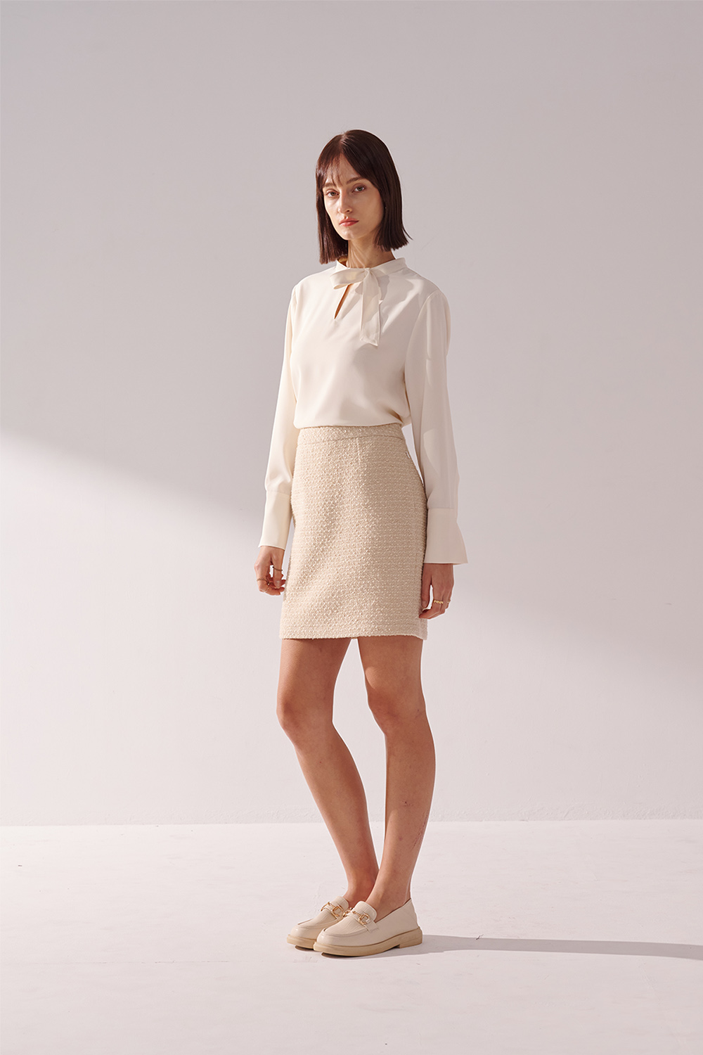 SST&C Cream White Strappy Pullover | 01082411003_2