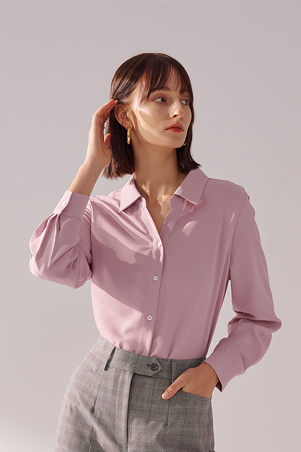 SST&C 霧紫翻領上著｜01082411006 (Outlet)_0