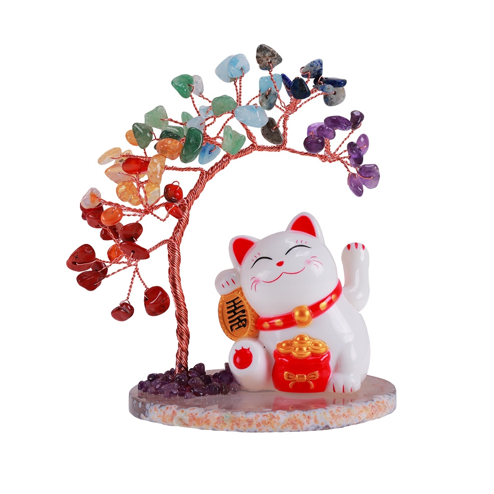 喜樂招財貓七脈輪開運樹_1