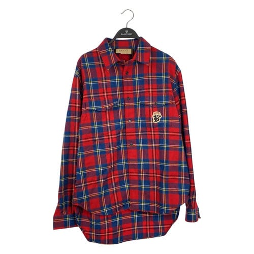 【微風南京店】GUCCI/法蘭絨襯衫/48/720960 ZAK7U