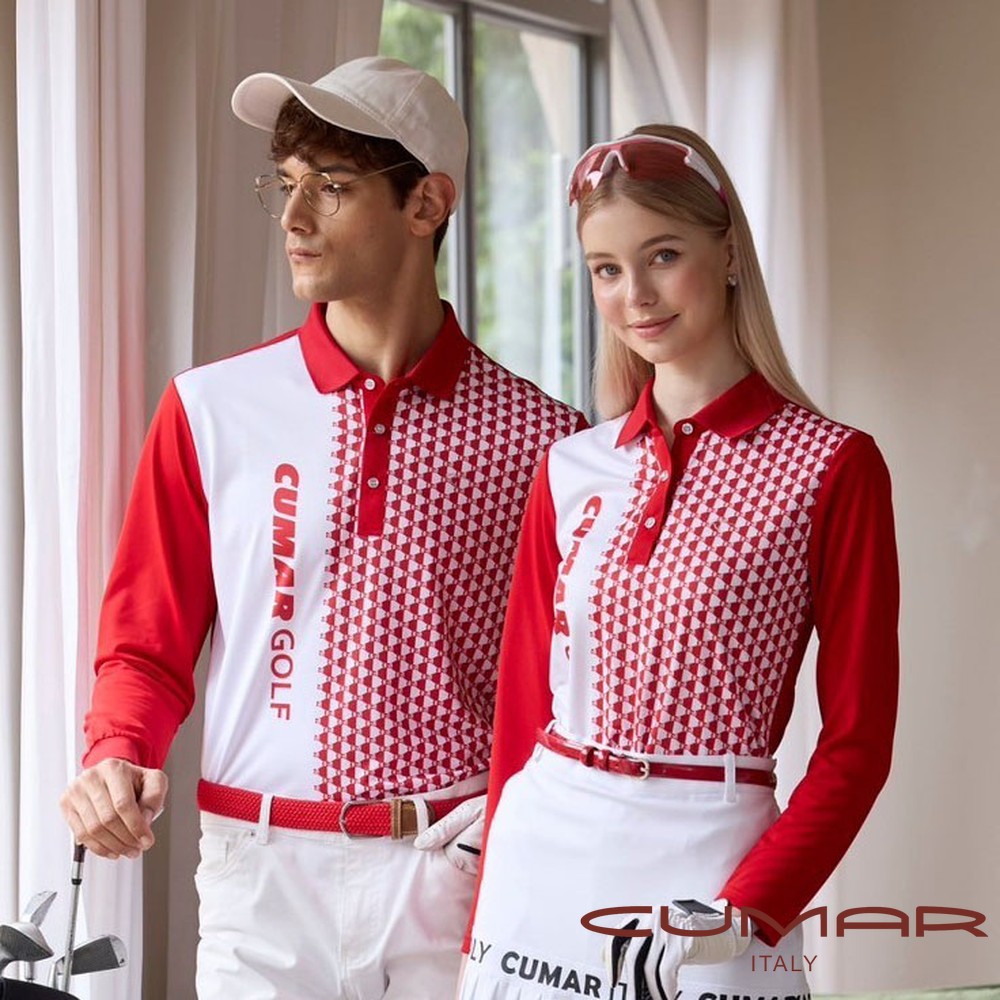 CUMAR 男女款長袖吸濕排汗POLO衫 / 242203&242204