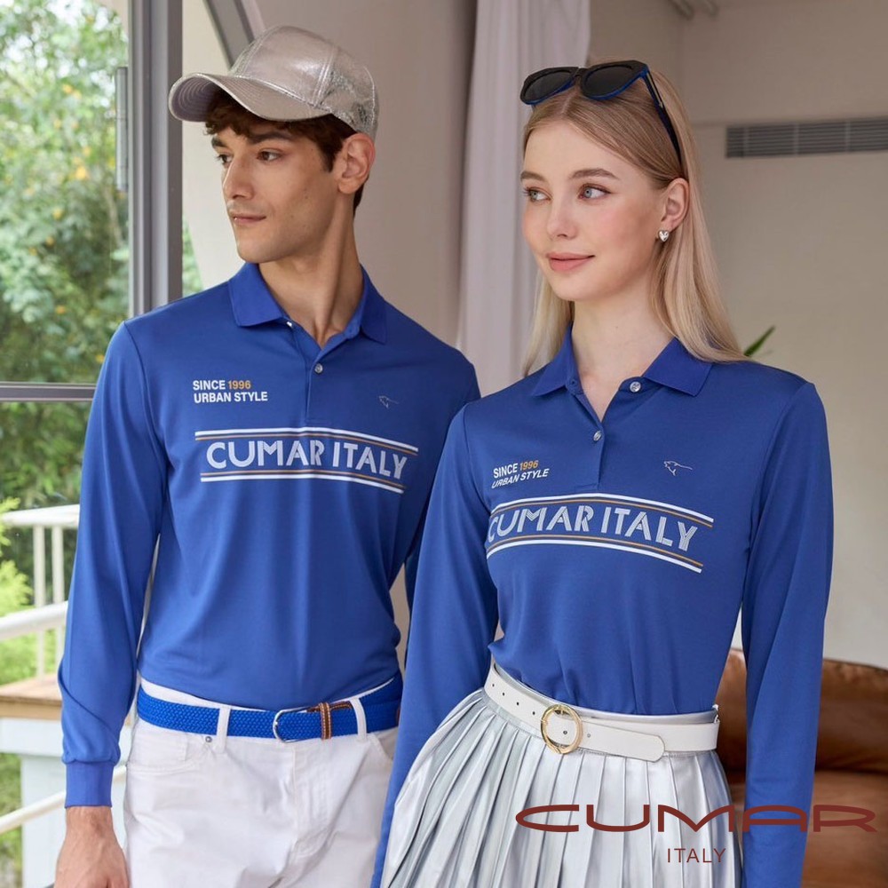 CUMAR 男女款長袖石墨烯POLO衫 / 242209&242210