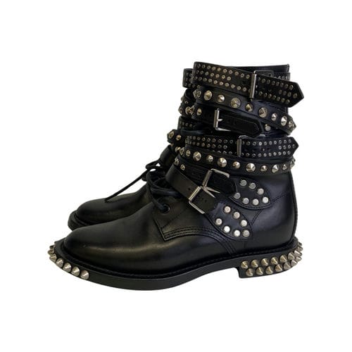 【高雄大立店】SAINT LAURENT/短靴/35/BL35387635