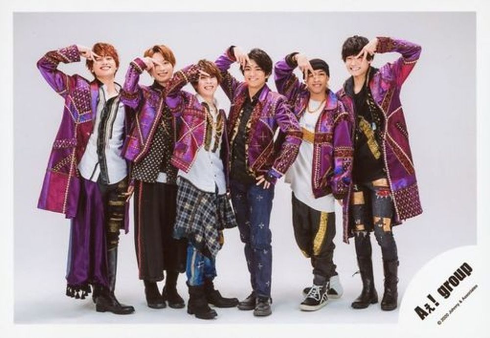 A！group/集合(6人)/橫型・全身・服裝紫.白・和平・背景白/Johnnys’ISLAND STORE周邊拍攝’20夏/官方生寫真_0