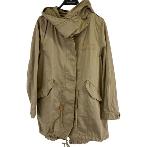 【台北西門店】ADAM ET ROPE/軍裝連帽大衣/38/GAO-002-0403-A