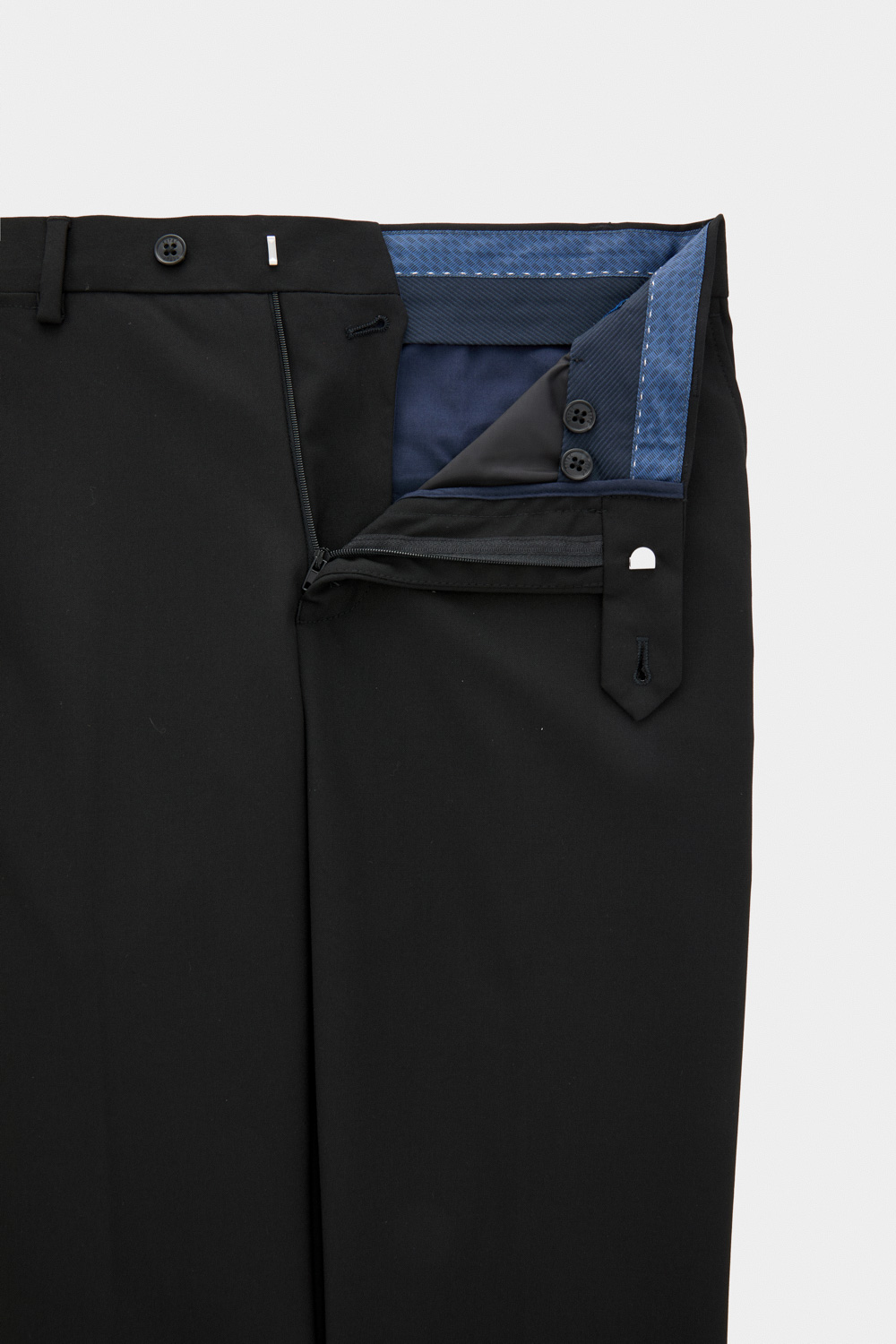 【Customized Pants】SST&C Basic Black Slim Fit Suit Trousers | 00022411001_8