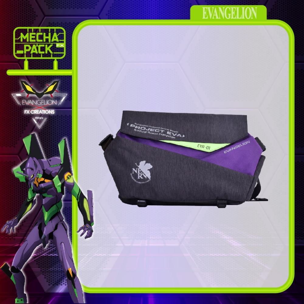 【EVA新世紀福音戰士】初號機 側背包 EVA244004-23