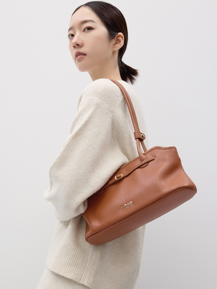 台湾 S’AIME セメ Jennie ベルトバックル トートバッグ(Ｍ) S'AIME Jennie皮帶釦肩背包(S)｜ S'AIME東京企劃