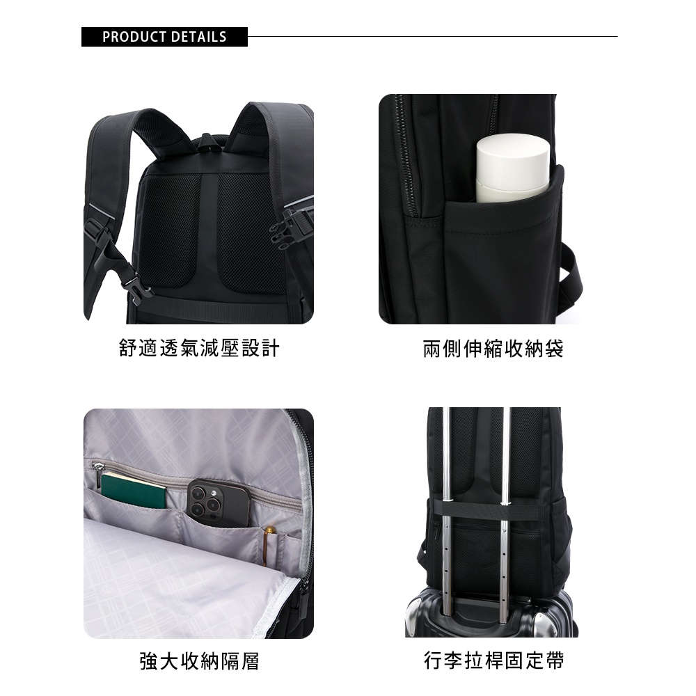 Alfred 前袋拉鍊商務後背包_7
