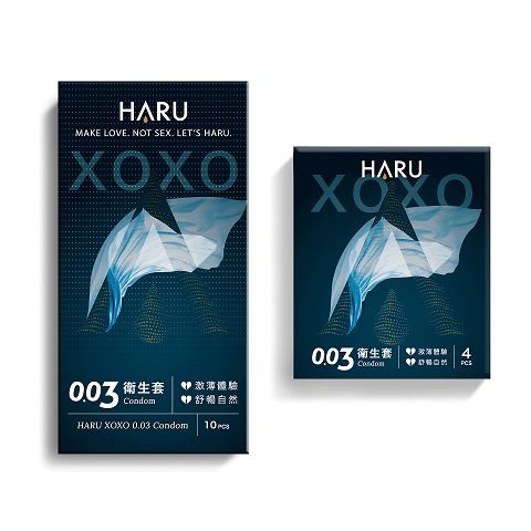 HARU XOXO 0.03保險套｜舒暢激薄款 (十入組)_0