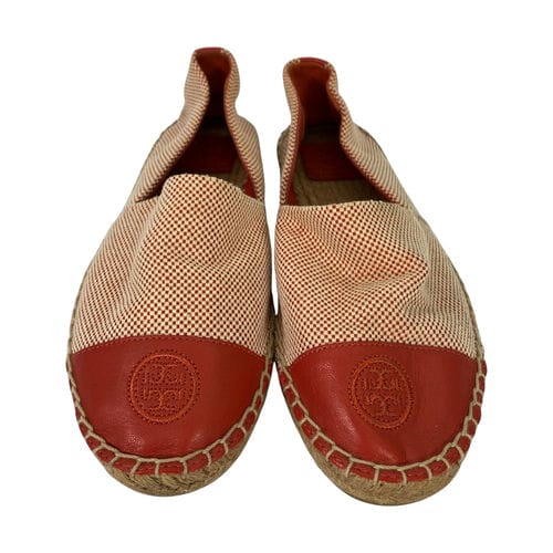 【基隆店】TORY BURCH/草編鞋/US71/2/5595