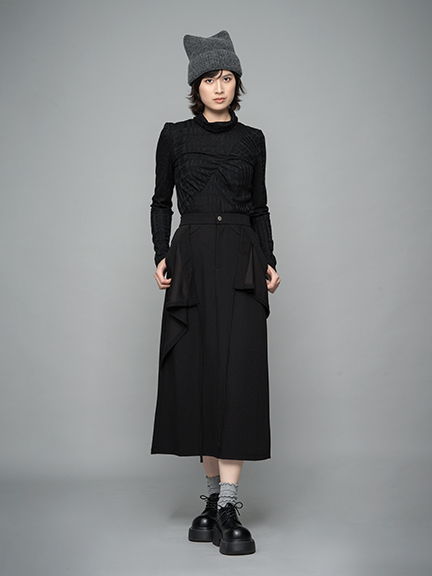 高領層次上衣(J044LC002CA) - JUJURY COLLECTION