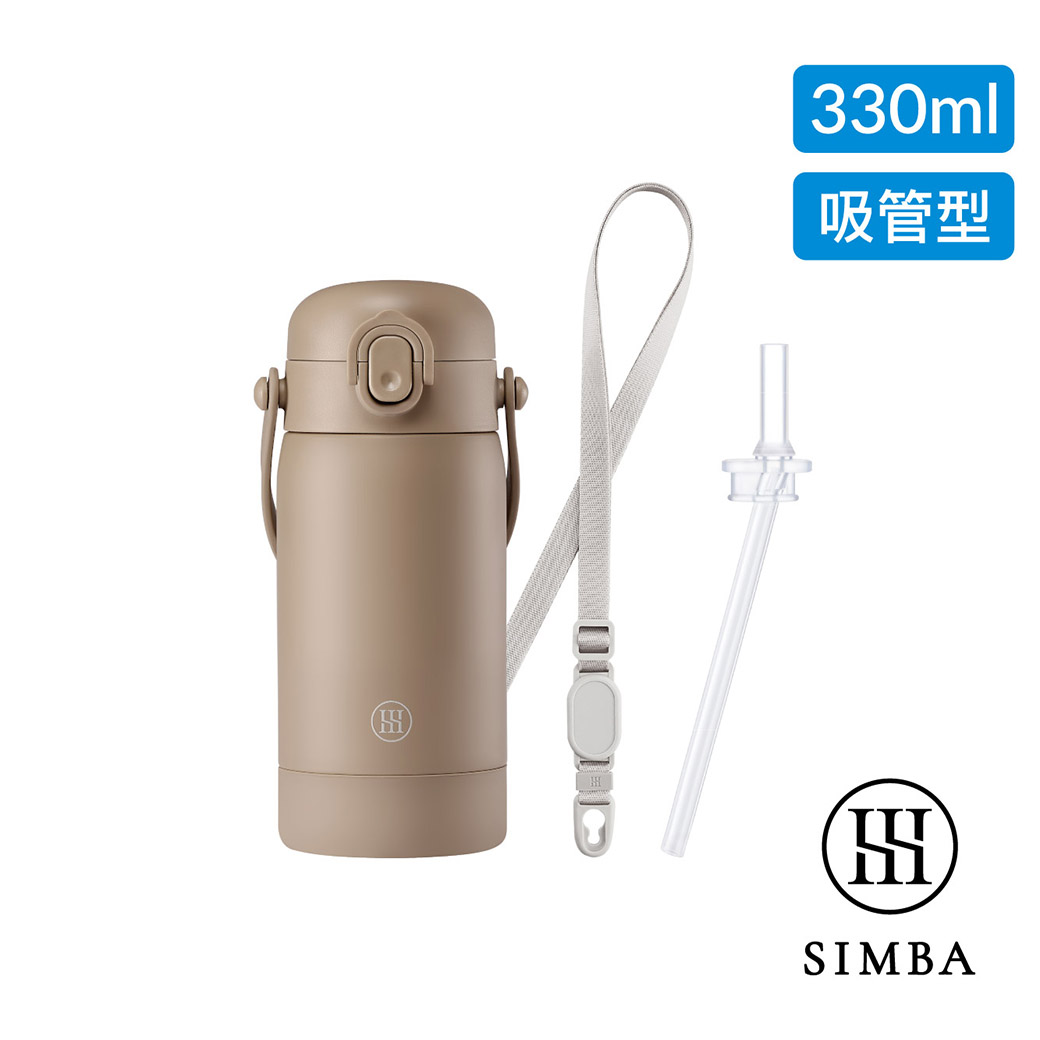 【新品上市】小獅王辛巴 TEENYLITE不鏽鋼保溫瓶經典組(手提吸管330ml)_2