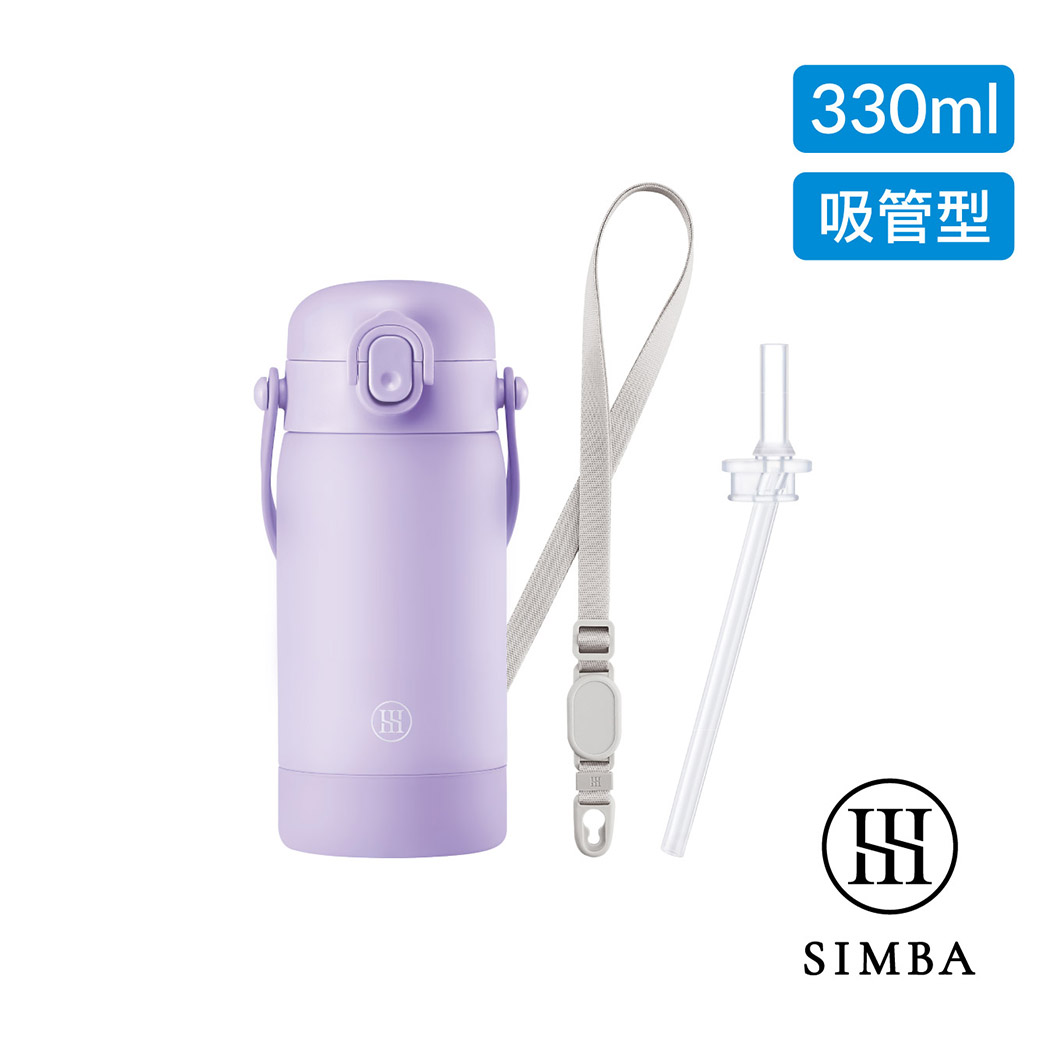 【新品上市】小獅王辛巴 TEENYLITE不鏽鋼保溫瓶經典組(手提吸管330ml)_5