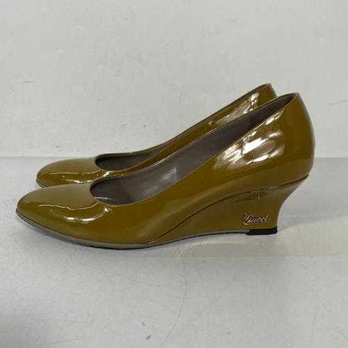 【環球板橋車站店】GUCCI/淺口皮鞋/351/2/246667