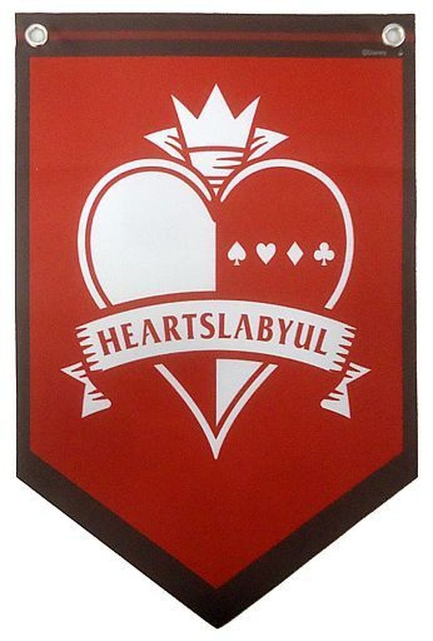 掛畫 Heartslabyul寮迷你 掛畫 「迪士尼扭曲仙境」BELLMAISON DISNEY FANTASY商店限定_0
