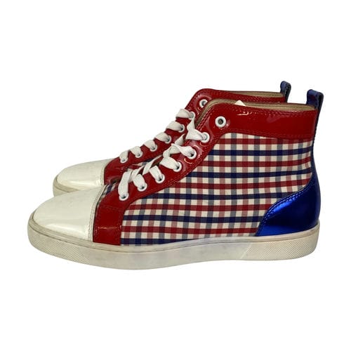 【環球桃園A8店】Christian Louboutin/高筒運動休閒鞋/401/2/