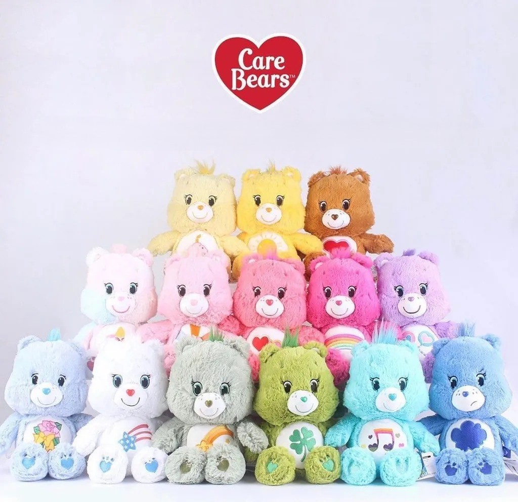 Care Bears 絨毛娃娃(25cm)-分享/陽光/生氣/彩虹/幸運/熱愛/希望/睡覺/美夢/心願/鑽石_1