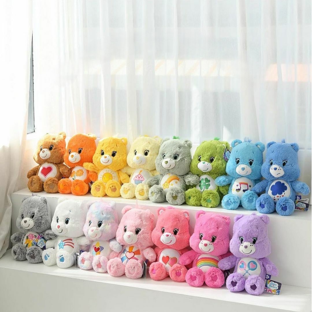 Care Bears 絨毛娃娃(25cm)-分享/陽光/生氣/彩虹/幸運/熱愛/希望/睡覺/美夢/心願/鑽石_2
