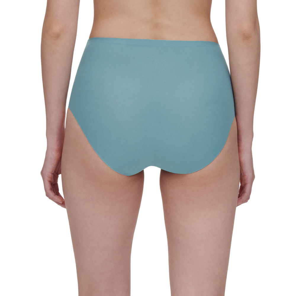 【Chantelle Lab】透氣涼感無痕高腰內褲>藍綠色(26470_0GN)【Soft Stretch】_1