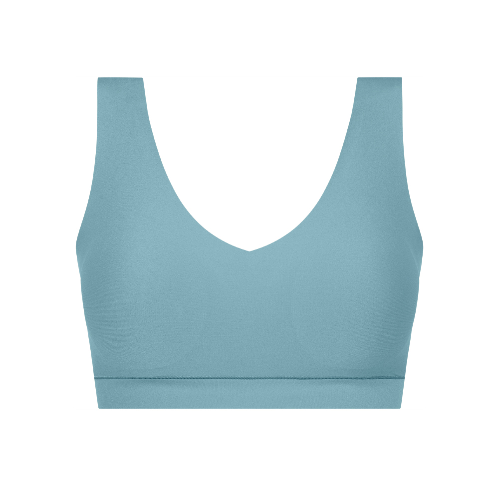 【Chantelle Lab】透氣涼感無痕高腰內褲>藍綠色(26470_0GN)【Soft Stretch】_4
