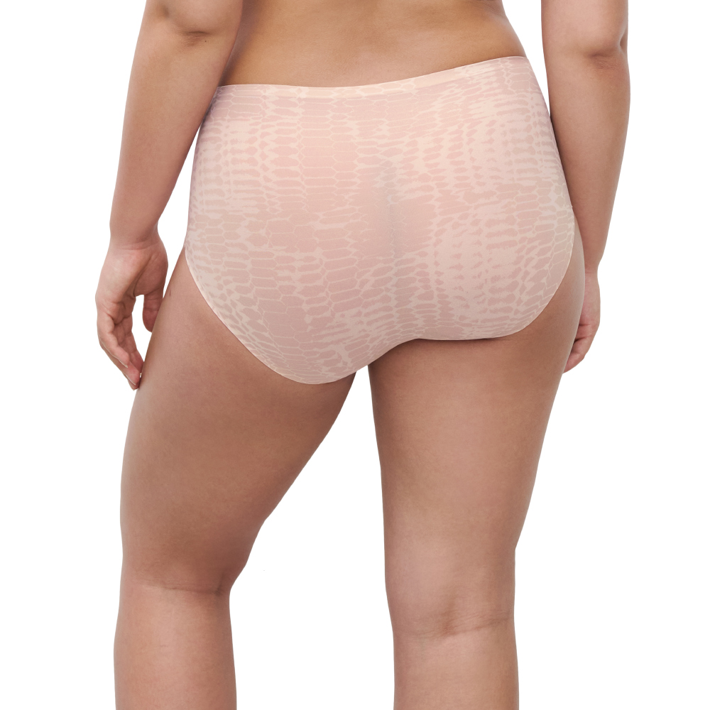 【Chantelle Lab】透氣涼感無痕高腰內褲>蛇紋印花(11D70_A20)【Soft Stretch】_1