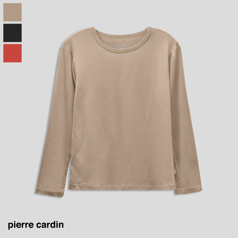 【pierre cardin 皮爾卡登】女膠原蛋白親膚長袖上衣-E511PCH_0