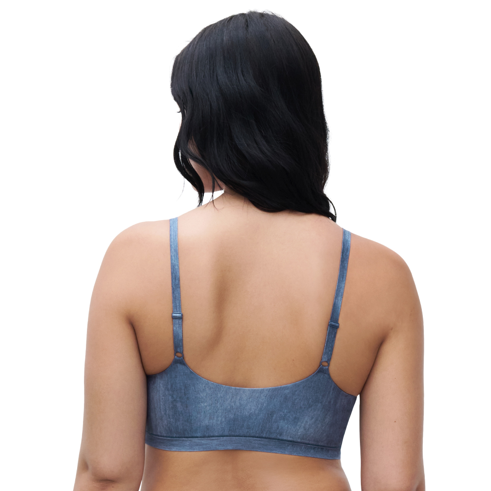 【Chantelle Lab】透氣涼感U領無痕內衣>XS-XXL>單寧藍(11D20_A21)【Soft Stretch】_1