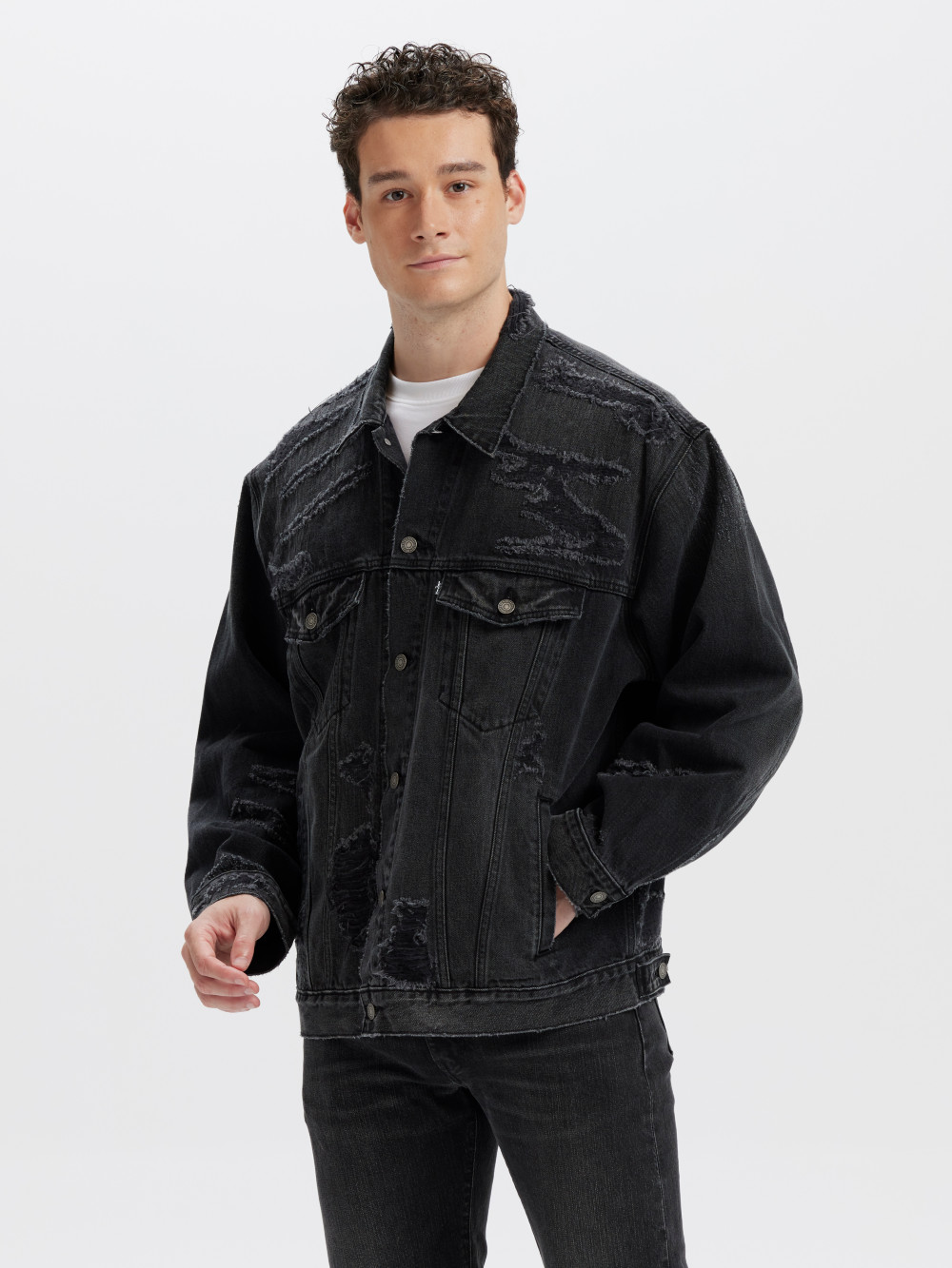牛仔外套 ROCK&ROLL系列 Type3經典修身版型 / 鉚釘 熱賣單品