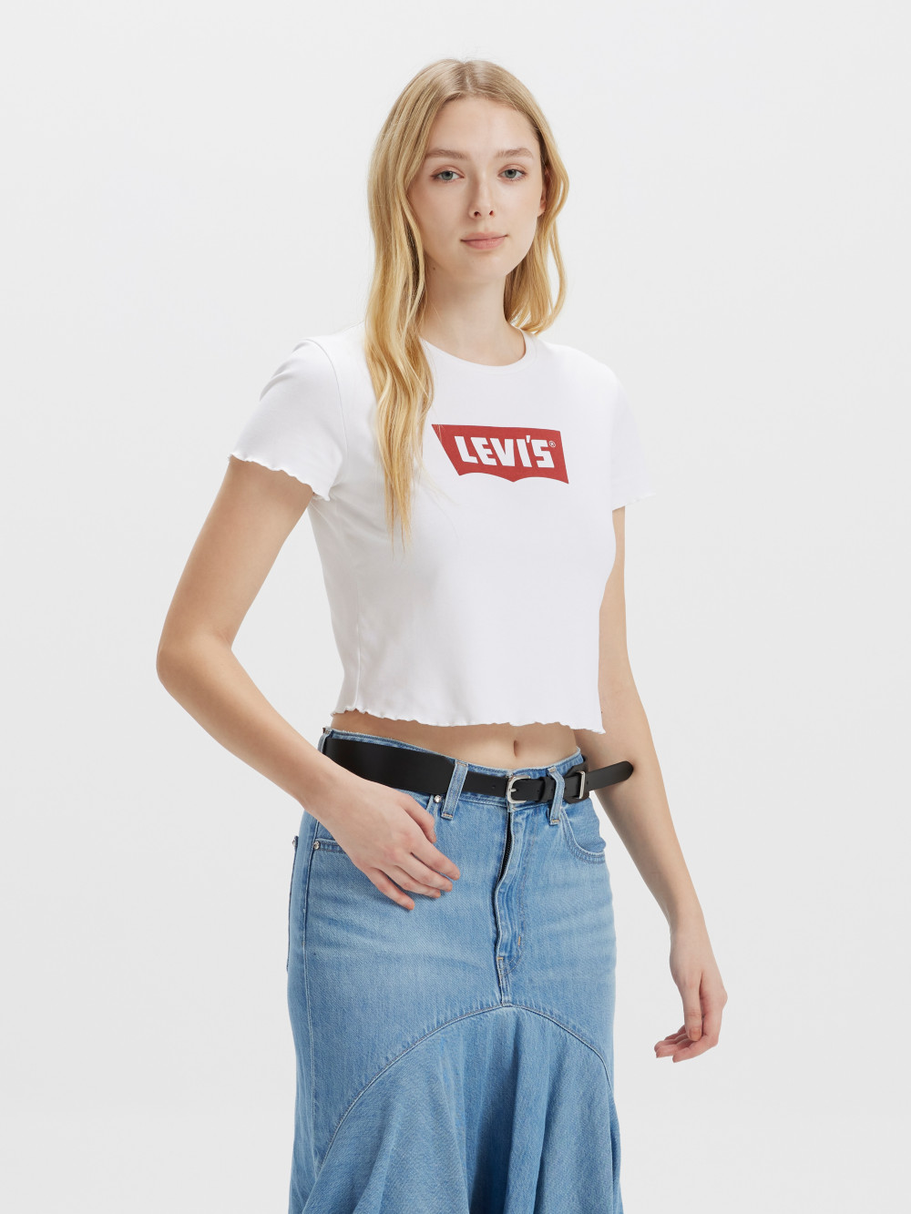 女款 短版T LOGO Tee 短袖 舒適短袖 厚磅 人氣新品