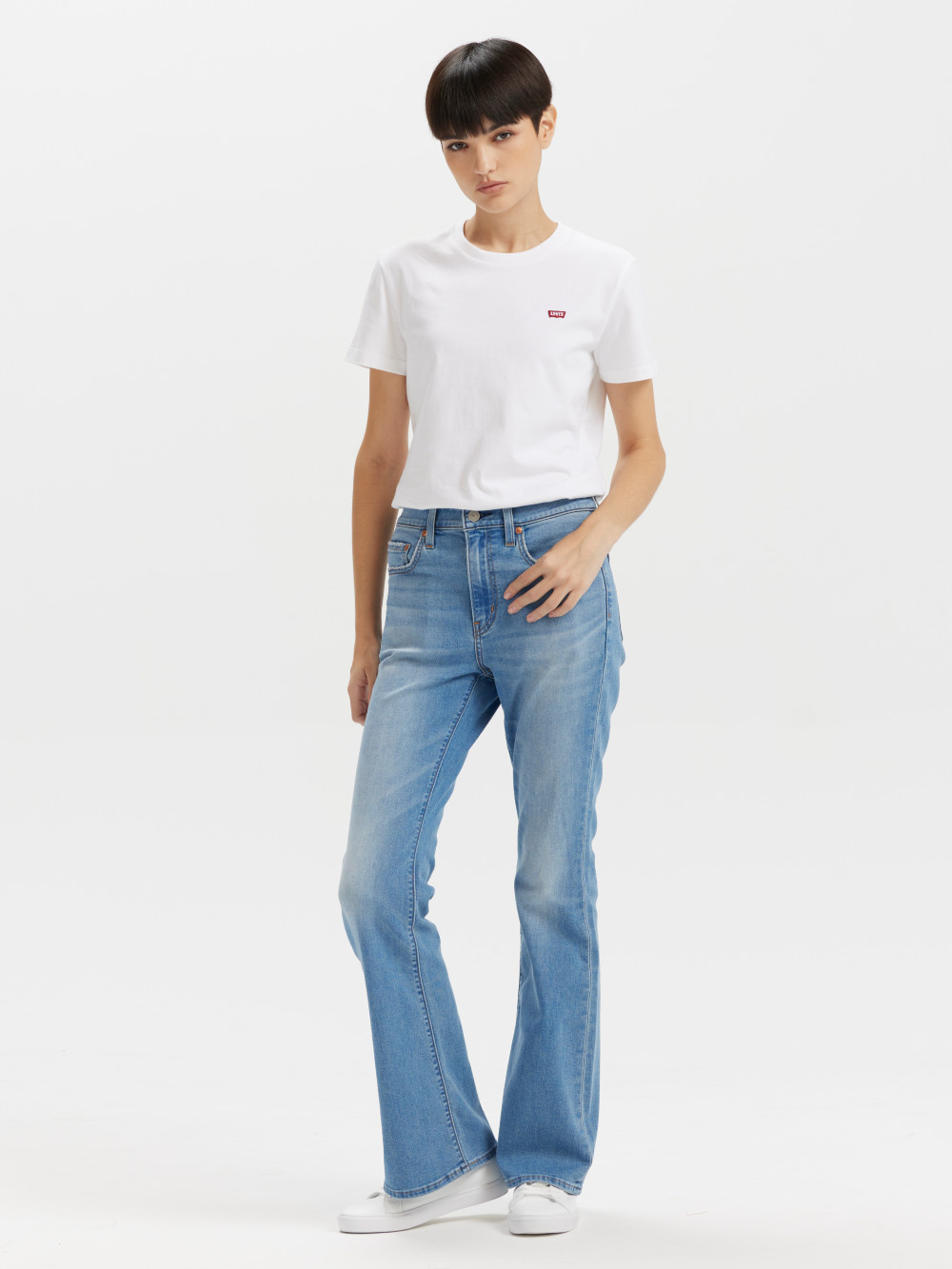 726™ 女款 高腰牛仔褲 喇叭牛仔褲 喇叭褲 人氣新品