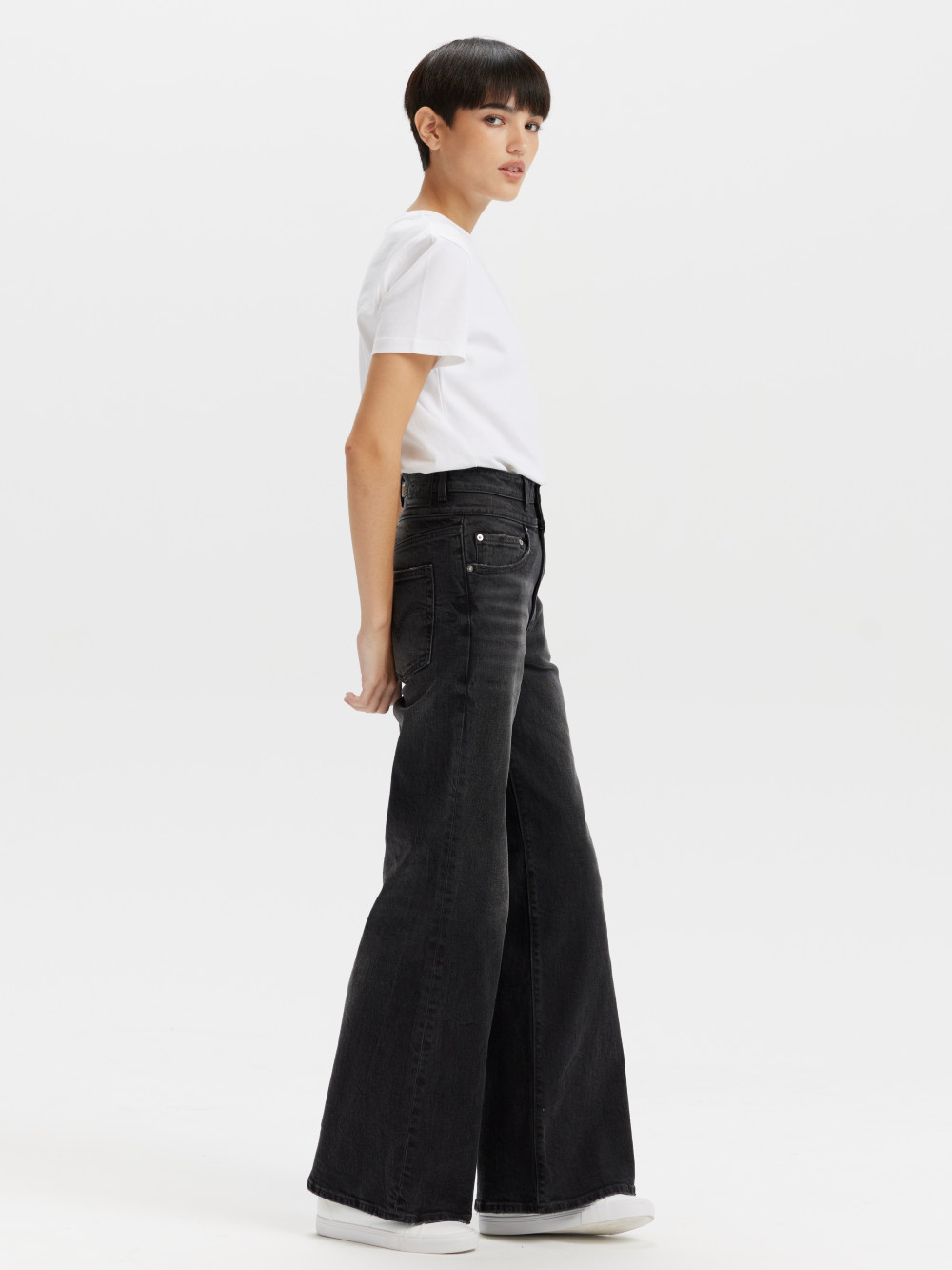 Ribcage Bells 女款 超高腰牛仔褲 喇叭牛仔褲 喇叭褲 人氣新品