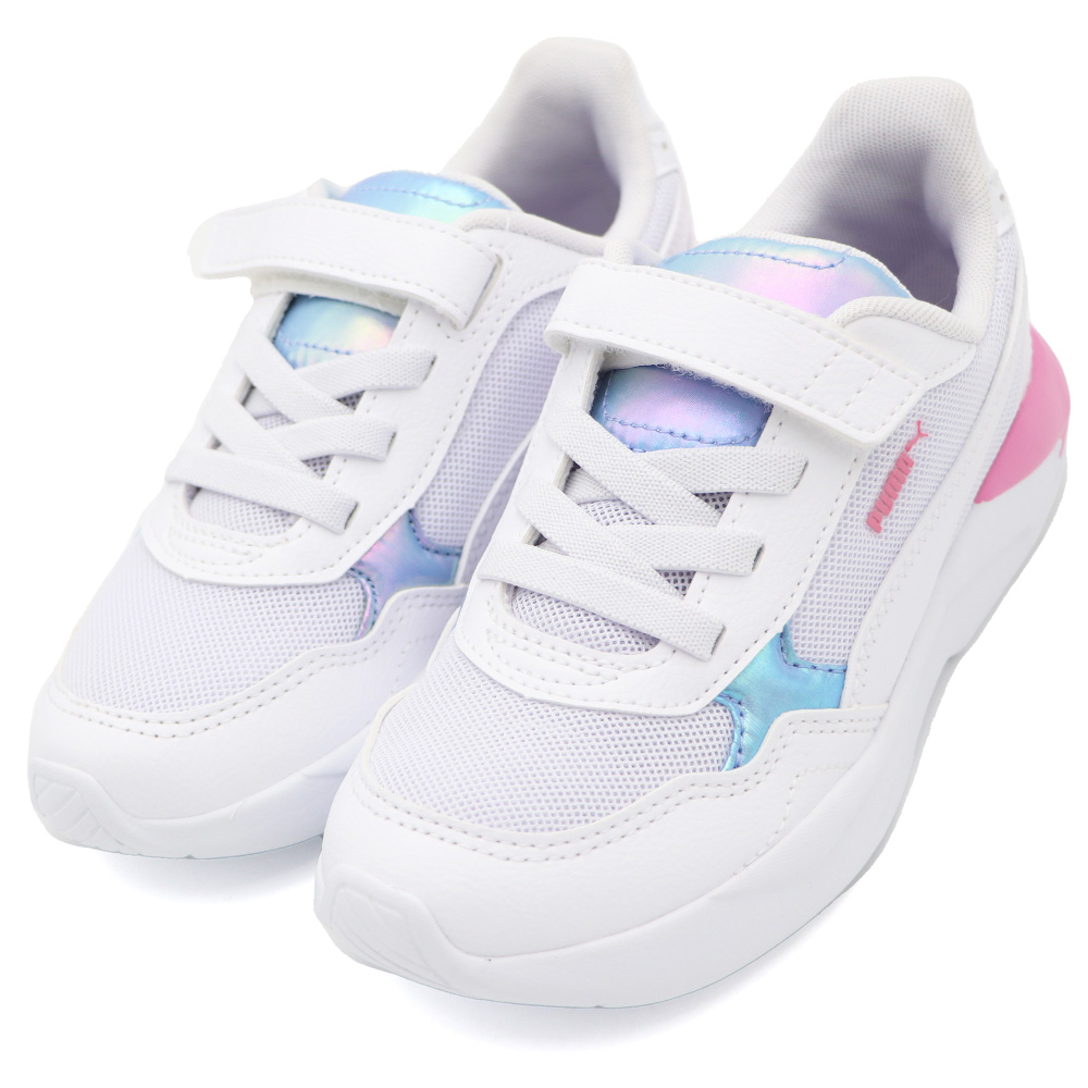 PUMA X-Ray Speed Lite AC+PS 鞋帶 運動鞋 中童鞋 白粉 S1041 (39800601)_1