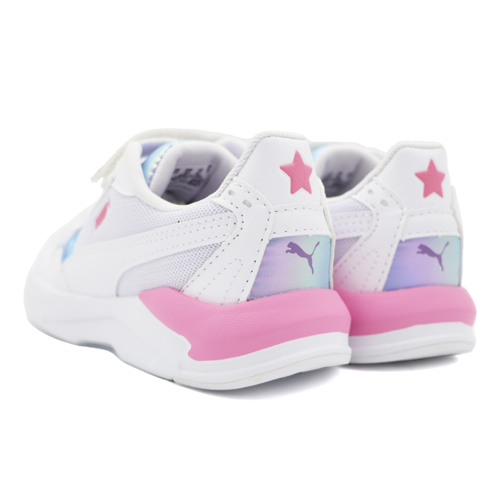 PUMA X-Ray Speed Lite AC+PS 鞋帶 運動鞋 中童鞋 白粉 S1041 (39800601)_3