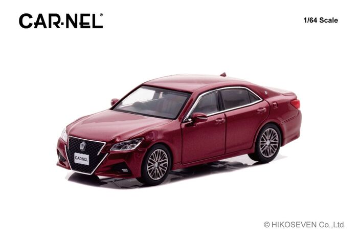 CAR-NEL 1/64 豐田皇冠 Toyota CROWN Athlete S日本車色選配版 2015紅 水晶紅 CN640046_0
