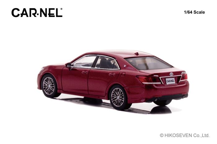 CAR-NEL 1/64 豐田皇冠 Toyota CROWN Athlete S日本車色選配版 2015紅 水晶紅 CN640046_1