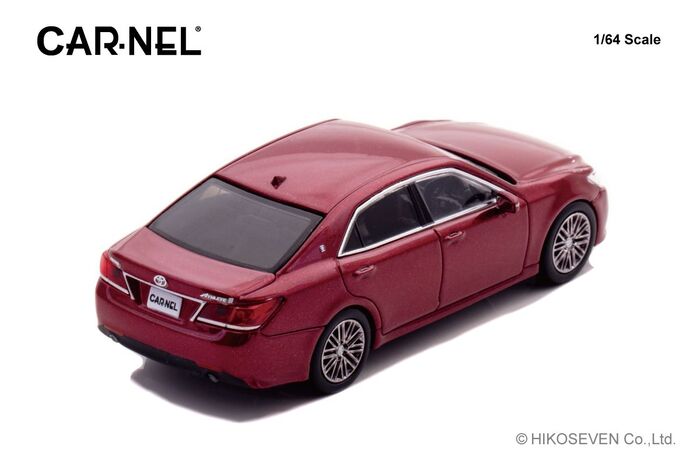 CAR-NEL 1/64 豐田皇冠 Toyota CROWN Athlete S日本車色選配版 2015紅 水晶紅 CN640046_2
