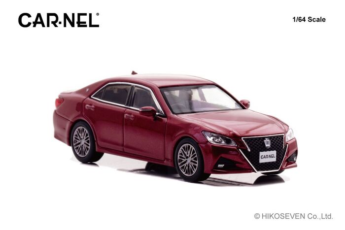 CAR-NEL 1/64 豐田皇冠 Toyota CROWN Athlete S日本車色選配版 2015紅 水晶紅 CN640046_3