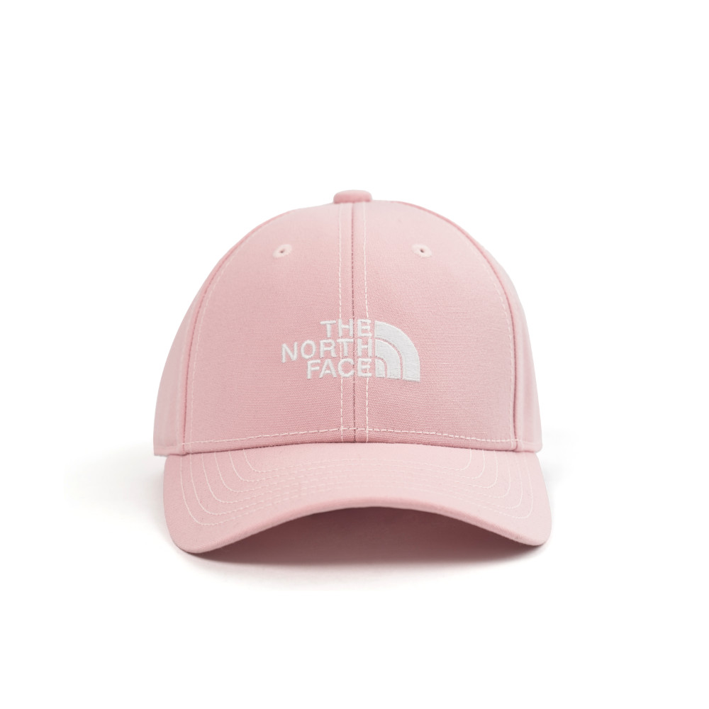 The North Face北面兒童粉紅色經典刺繡LOGO休閒運動帽｜7RIW0UI_1