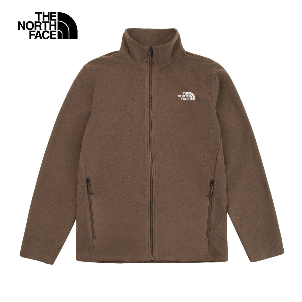 The North Face北面男款棕色DryVent防水透氣抓絨內裡連帽三合一