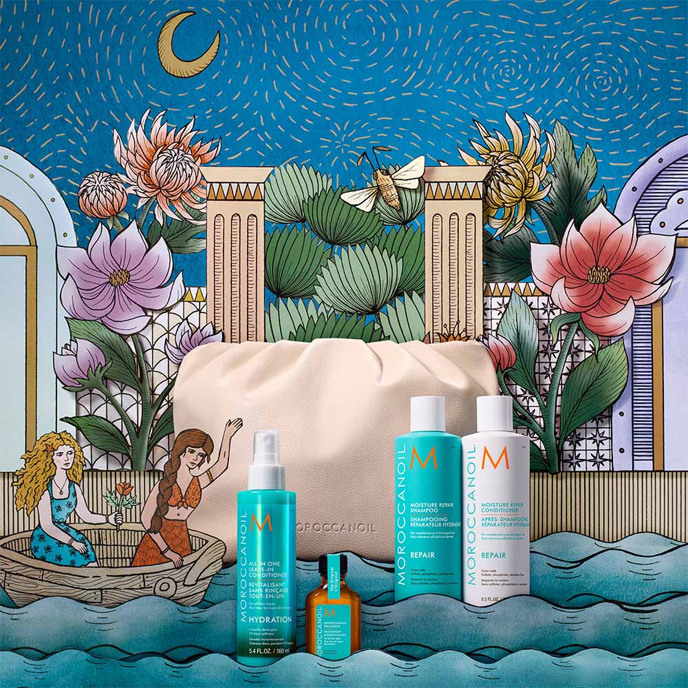 MOROCCANOIL 雲朵包保濕修復組(優油保濕修復洗髮露250ML+優油保濕修復護髮劑250ML+優油高效保濕噴霧160ML+摩洛哥優油25ML)_7