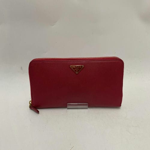 【微風南山店】PRADA/長夾錢包//
