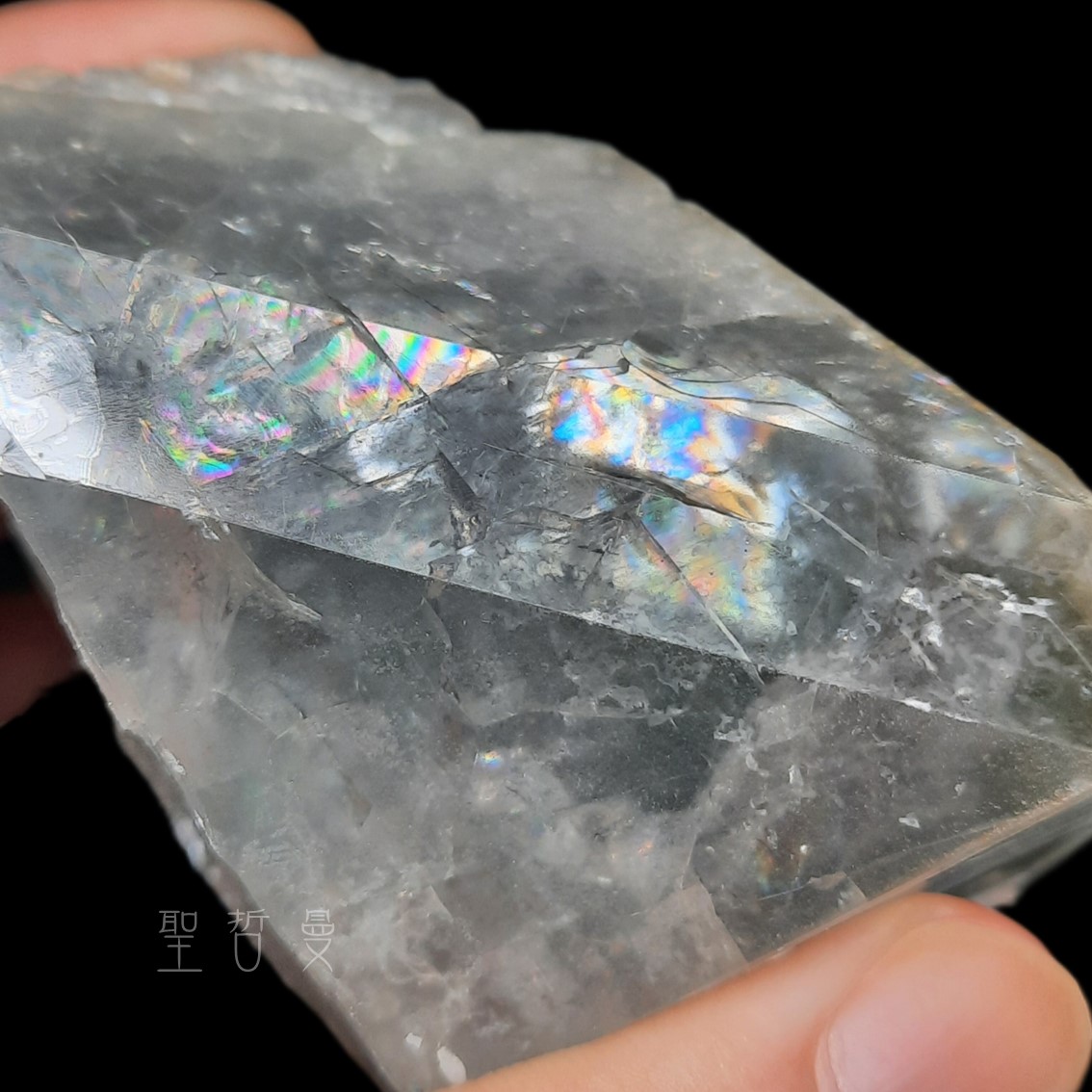 河北藍色稜狀重晶石晶簇1113-4號 Barite ~帶有智慧、更加清晰的溝通表達能力。 ⁡_2