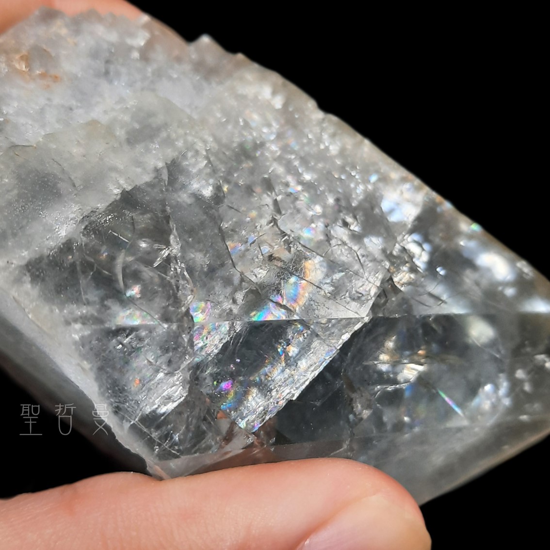 河北藍色稜狀重晶石晶簇1113-4號 Barite ~帶有智慧、更加清晰的溝通表達能力。 ⁡_3