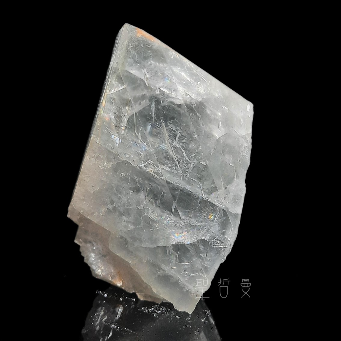 河北藍色稜狀重晶石晶簇1113-4號 Barite ~帶有智慧、更加清晰的溝通表達能力。 ⁡_4