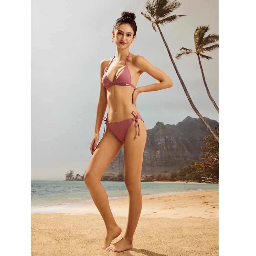 【ROXY】SD BEACH CLASSICS TIKITRI Top 波波UP 比基尼上身 乾燥玫瑰色 (TWRXSW251-04T)_1