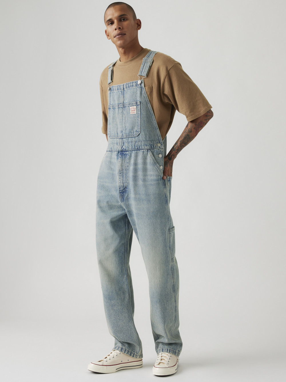Workwear工裝系列 男款 OVERALL工裝吊帶牛仔褲 人氣新品