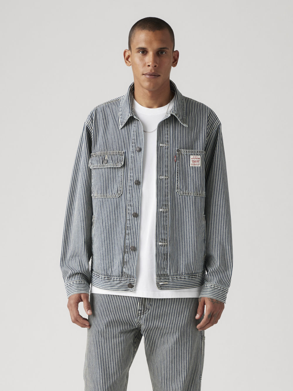 Workwear工裝系列 男款外露鉚釘工裝式夾克 人氣新品_2